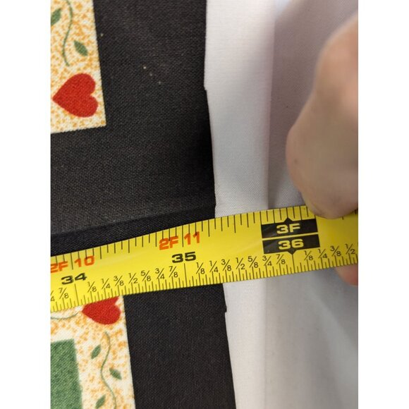 Primitive Country Style Cotton Fabric Panel pillow block COW CHICKEN Cat Bunny - Picture 3 of 4